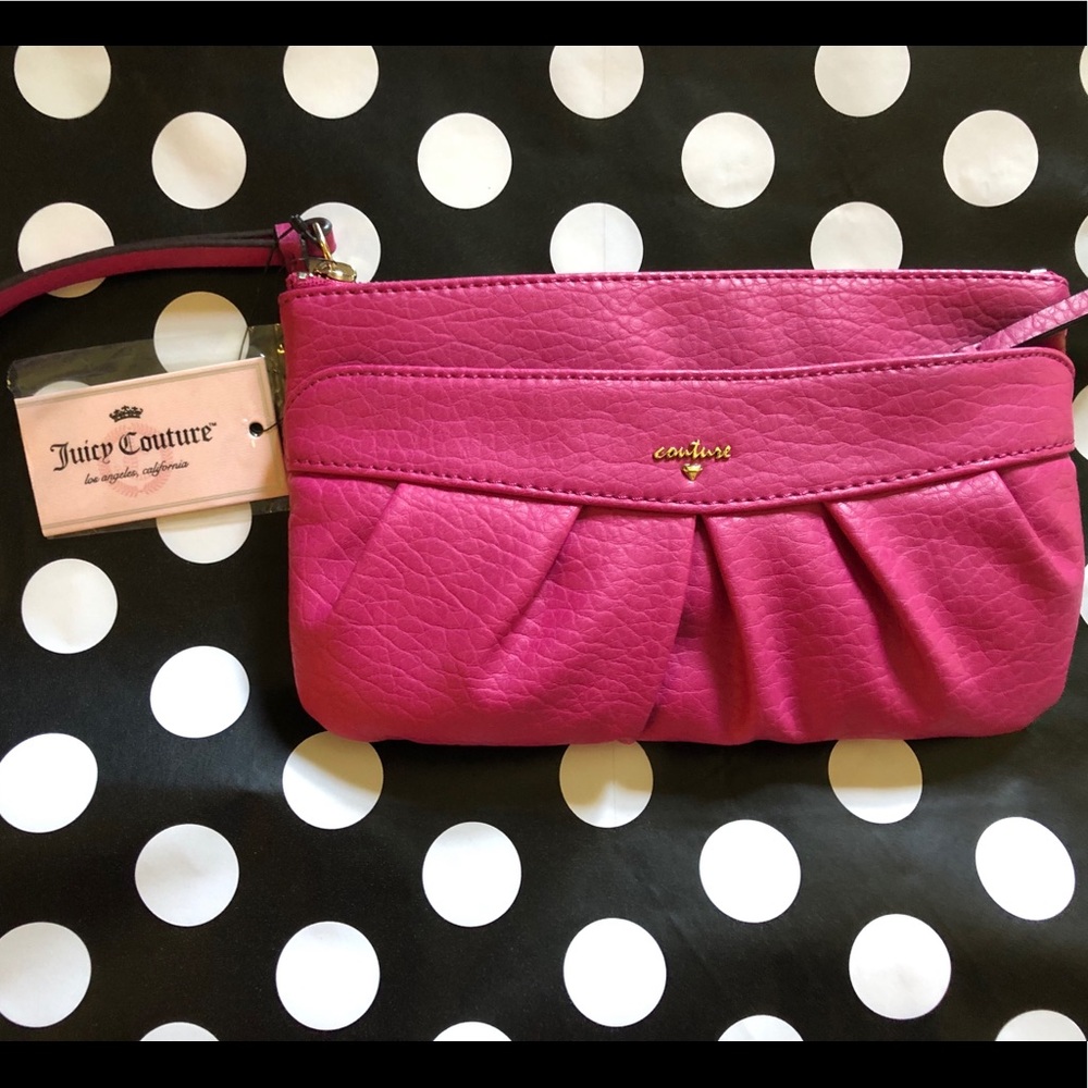 Authentic Juicy Couture pink wristlet!🌸 - Picture 1 of 4